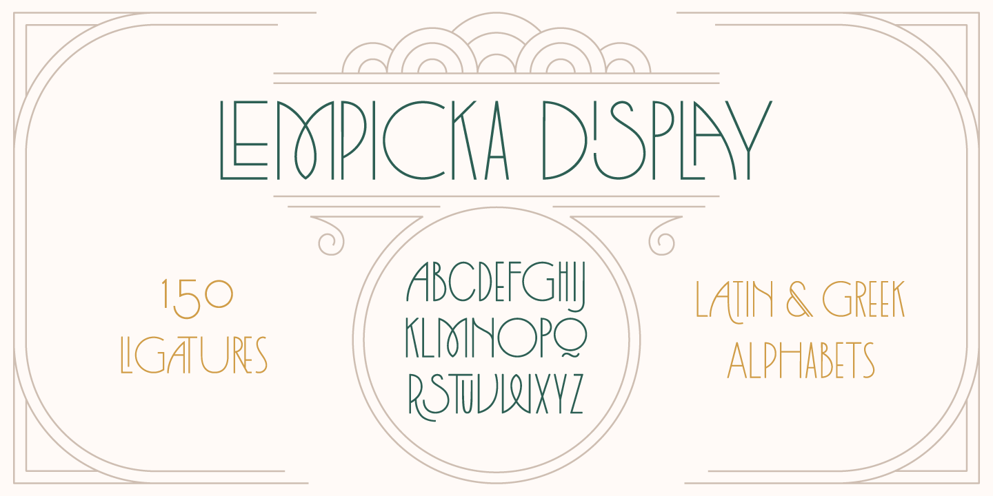 Lempicka Display Font preview